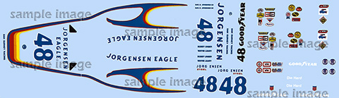 1975 Jorgensen Eagle Decal sheet