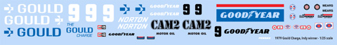 1979 Gould Charge Decals