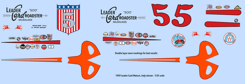 1960 Ken Paul Special Decals
