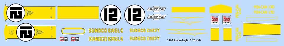 1968 Rislone Special decals