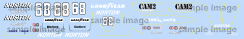 1975 Norton Spirit Decals