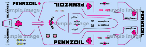 1980 Pennzoil Chaparral Decals