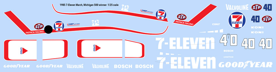1985 7-Eleven Michigan 500