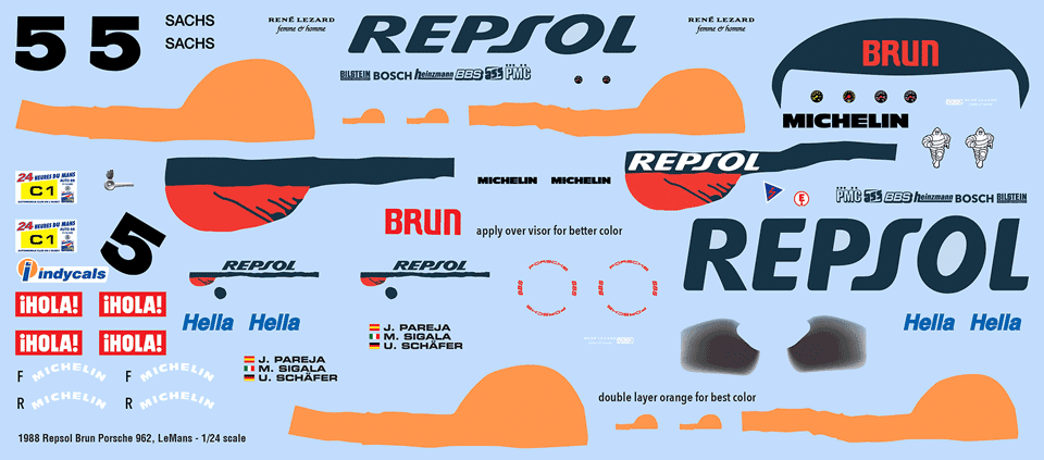 1988 Brun Camel Porsche