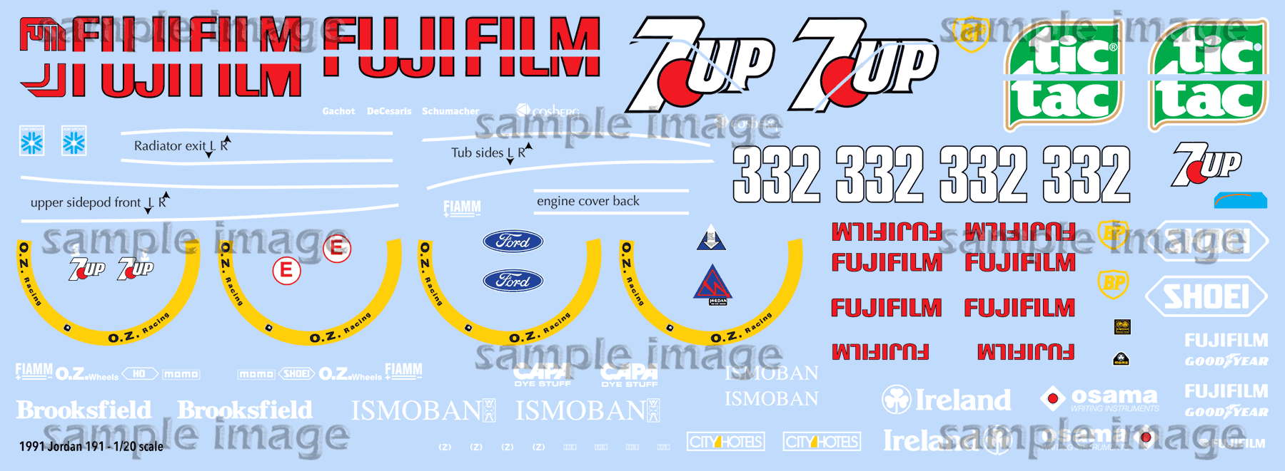 Jordan 191 Decals