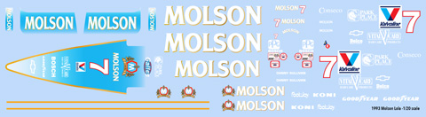 1993 Molson Lola Decals