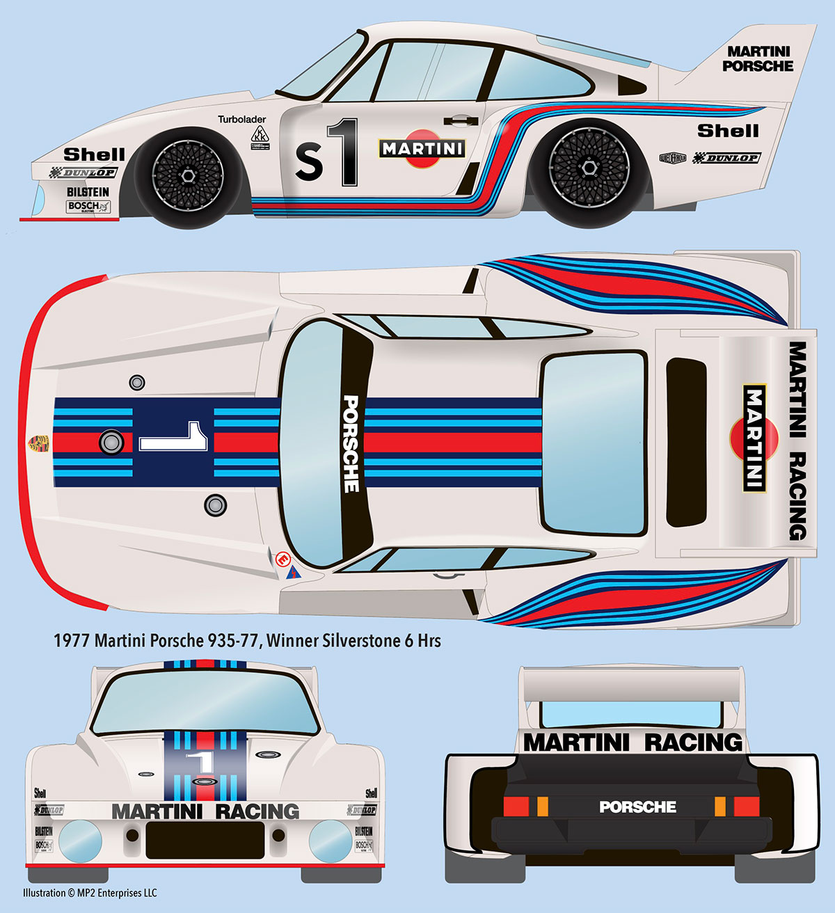 1977 Martini Porsche 935-77 Silverstone