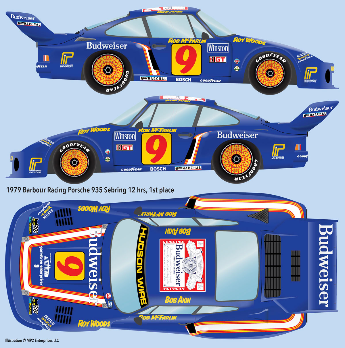 1:12 Minichamps Porsche 917K Martini & Rossi Course Elford Winners Sebring 12h 1